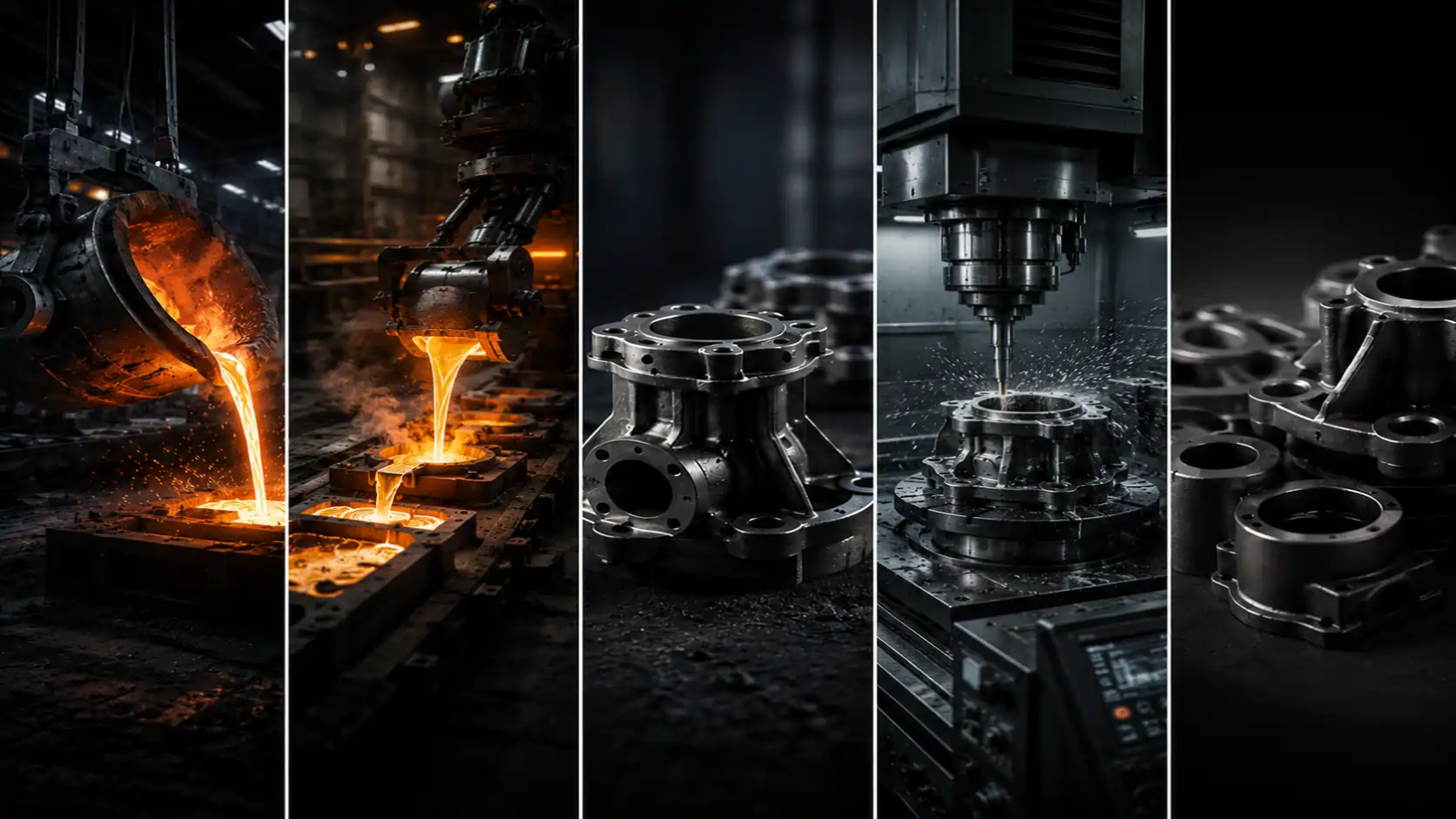 Precision investment castings produced at Arise Precision Casting