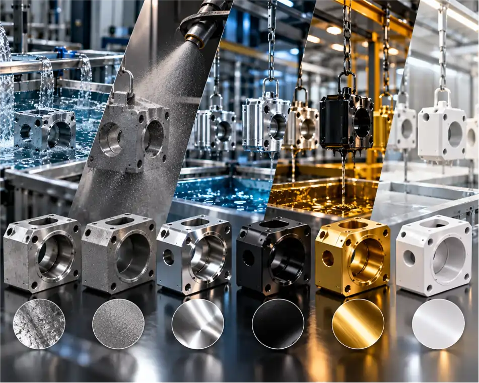 Surface treatment of investment castings